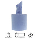 Bobines bleues 2 plis à dévidage central 120m (lot de 6) - JANTEX