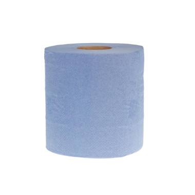 Bobines bleues 2 plis à dévidage central 120m (lot de 6) - JANTEX