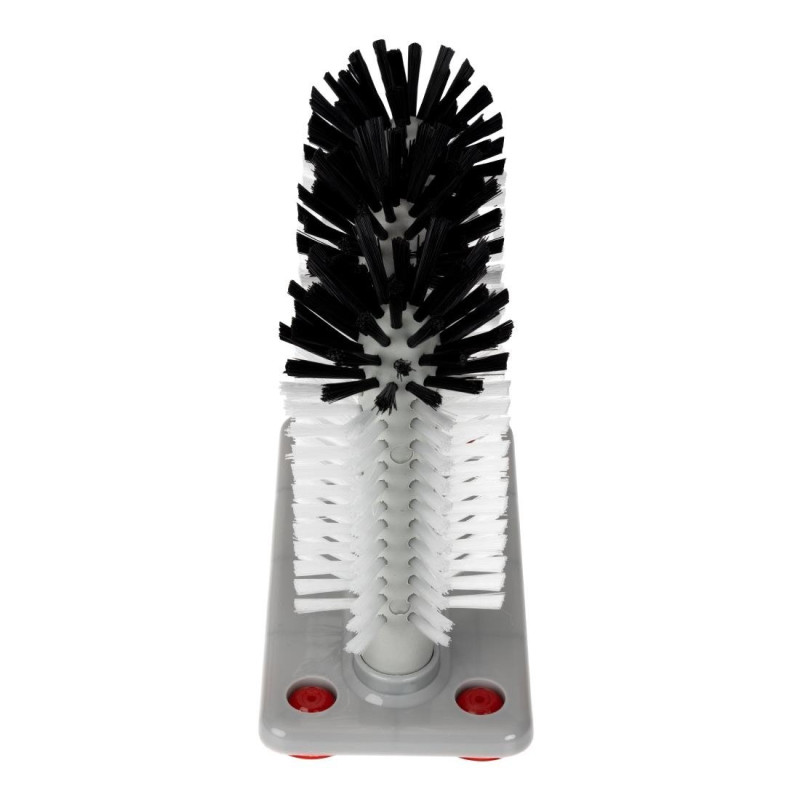 Brosse à verres triple - 155 x 100 x 165 mm - JANTEX