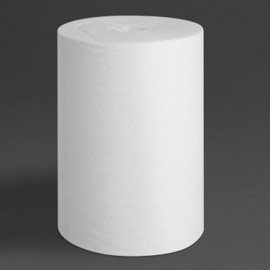 Chiffons de nettoyage compostables blancs Green (lot de 200) - JANTEX