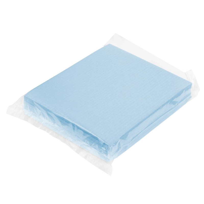 Chiffons de nettoyage en éponge bleus (lot de 10) - JANTEX