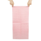 Chiffons de nettoyage salle de bain rouges (lot de 50) - JANTEX