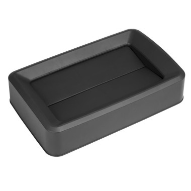 Couvercle noir pour poubelles Slim 60/80L - 523 x 332 x 117 mm - JANTEX