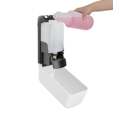 Distributeur de savon liquide et désinfectant pour les mains 1L - JANTEX