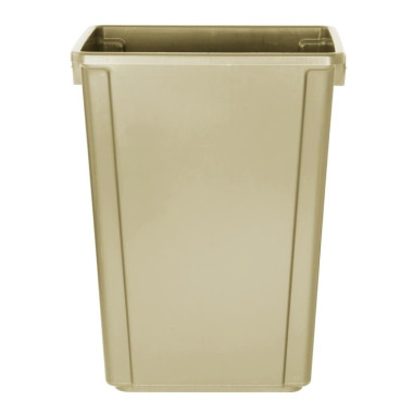 Poubelle Slim beige 60L - 455 x 312 x 600 mm - JANTEX