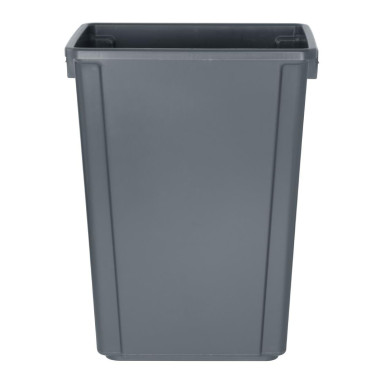 Poubelle Slim grise 60L - 455 x 312 x 600 mm - JANTEX