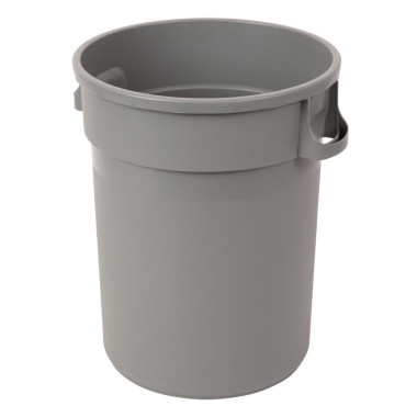 Poubelle plastique 120L - 650 x 570 x 820 mm - JANTEX