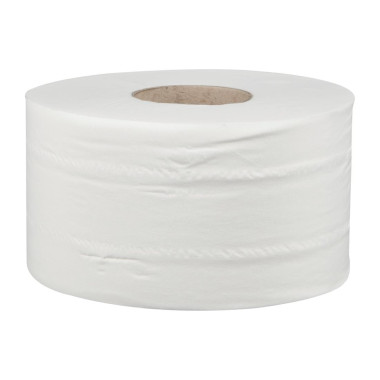 Rouleaux de papier toilette 2 plis mini Jumbo 150m (lot de 12) - JANTEX