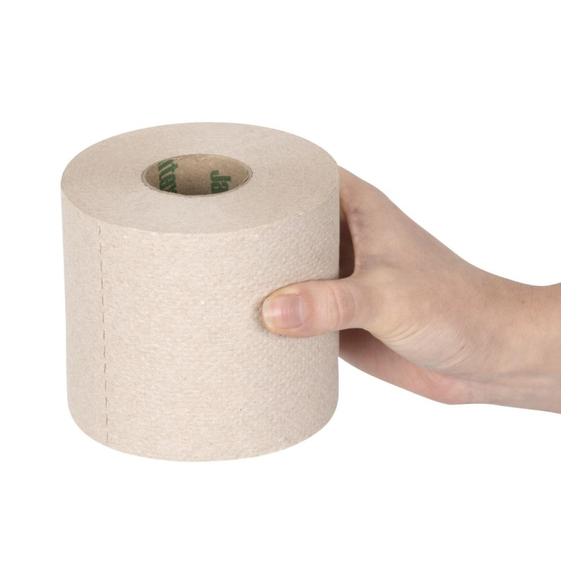 Rouleaux de papier toilette Green 100% recyclé 3 plis 260 feuilles (lot de 36) - JANTEX