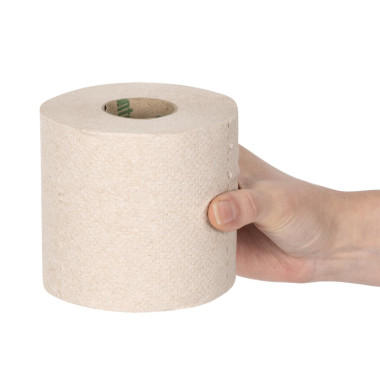 Rouleaux de papier toilette emballés Green 100 % recyclé 3 plis 260 feuilles (lot de 36) - JANTEX