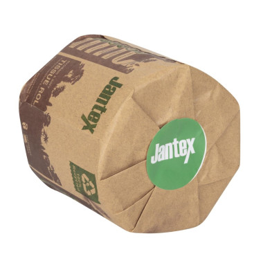 Rouleaux de papier toilette emballés Green 100 % recyclé 3 plis 260 feuilles (lot de 36) - JANTEX