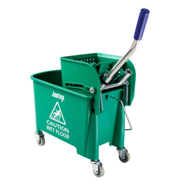 Seau essoreur Kentucky 20L vert - 350 x 280 x 480 mm - JANTEX