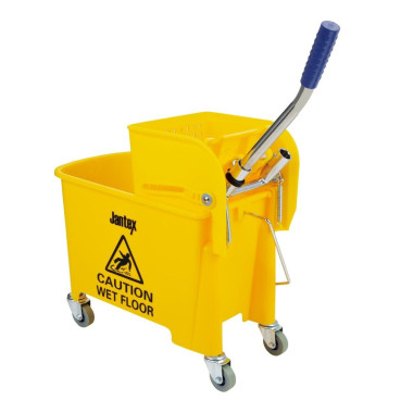 Seau essoreur Kentucky jaune - 350 x 280 x 480 mm - JANTEX
