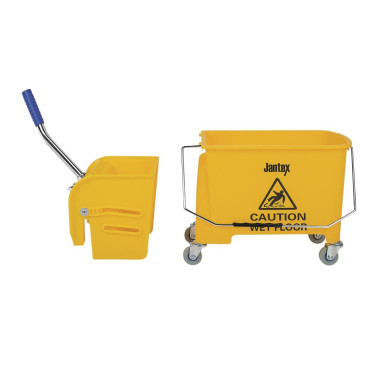 Seau essoreur Kentucky jaune - 350 x 280 x 480 mm - JANTEX