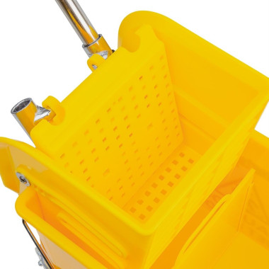 Seau essoreur Kentucky jaune - 350 x 280 x 480 mm - JANTEX