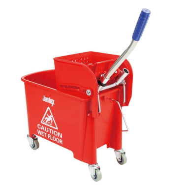 Seau essoreur Kentucky rouge 20L - 350 x 280 x 480 mm - JANTEX