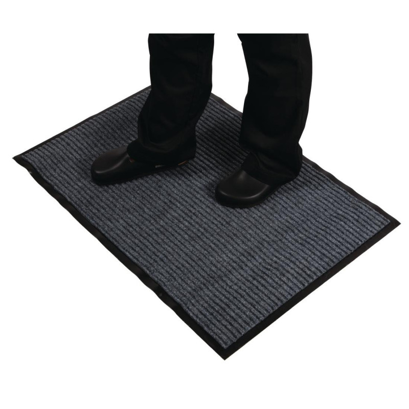 Tapis d'entrée gris acier - Ref GH058 - JANTEX