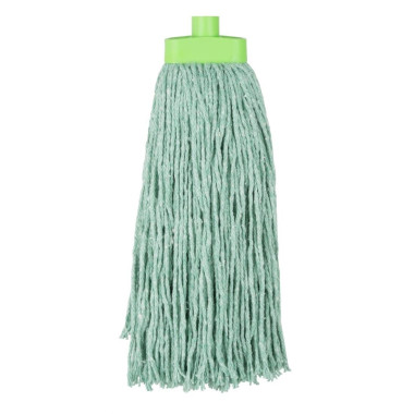 Tête serpillière à franges Kentucky verte 450g - JANTEX