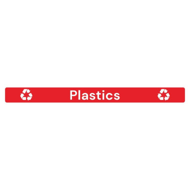 Étiquette adhésive de couvercle de poubelle Slim plastiques - JANTEX