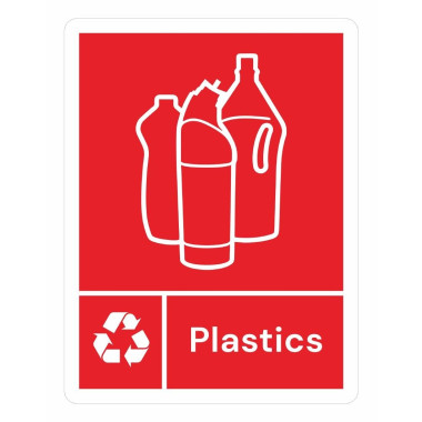 Étiquette adhésive de poubelle Slim plastiques - JANTEX