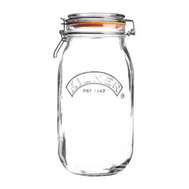 Bocal à conserve avec couvercle à 1500ml - 137 x 113 x 230 mm - KILNER