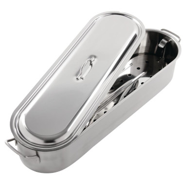 Poissonnière inox KitchenCraft 50 cm - 500 x 155 x 100 mm - KITCHEN CRAFT