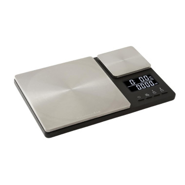 Balance de cuisine double plateforme en inox Global noire - KITCHENAID