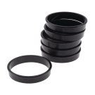Cercles à tarte Exoglass 100 mm (lot de 6) - 100 x 100 x 20 mm - MATFER BOURGEAT