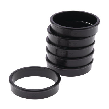 Cercles à tarte Exoglass 80 mm (lot de 6) - MATFER BOURGEAT