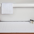 Tapis de bain blanc Comfort Nova Mitre - MITRE COMFORT