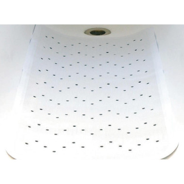 Tapis de bain antidérapant blanc - MITRE ESSENTIALS