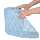 Chiffons non tissés bleus (rouleau de 300) - NISBETS ESSENTIALS