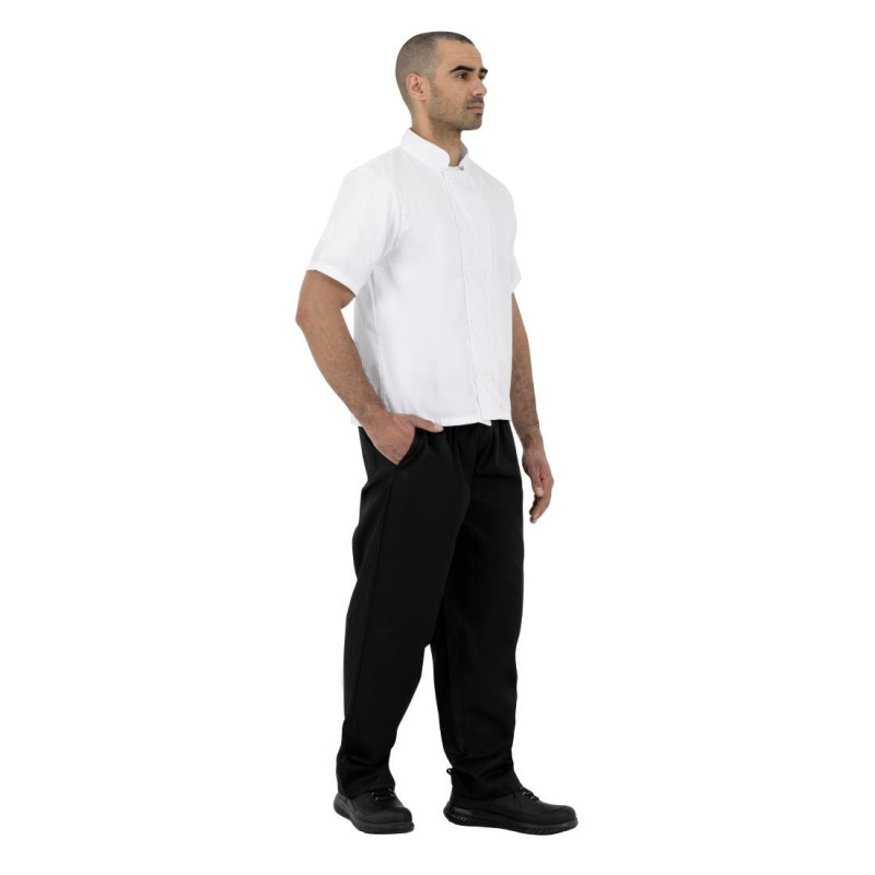 Lot de 2 vestes de cuisine blanches L - NISBETS ESSENTIALS