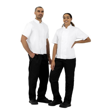Lot de 2 vestes de cuisine blanches L - NISBETS ESSENTIALS