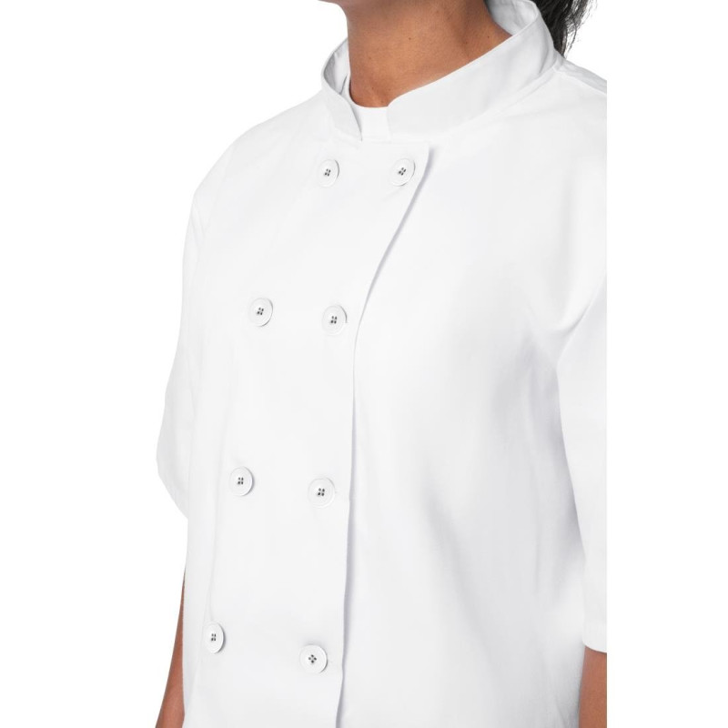 Lot de 2 vestes de cuisine blanches L - NISBETS ESSENTIALS