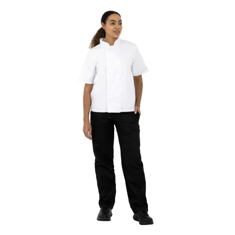 Lot de 2 vestes de cuisine blanches XXL - NISBETS ESSENTIALS