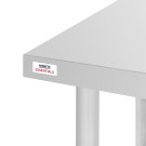 Table inox 80 x 60 cm - 800 x 600 x 900 mm - NISBETS ESSENTIALS