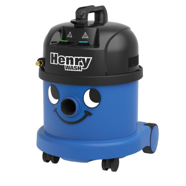 Aspirateur à vapeur et extraction Henry Wash HVW370 bleu avec kit AS6 - NUMATIC