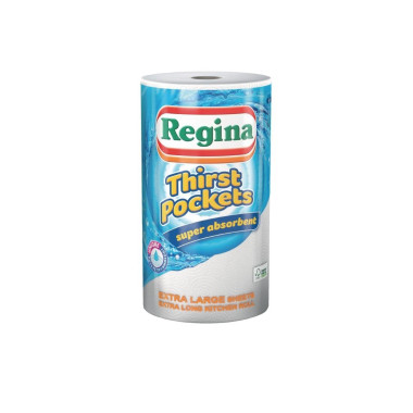 Essuie-tout Thirst pockets 100 feuilles (x6) - REGINA