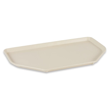 Plateau de service en polyester Trapèze beige - 500 x 325 x 7 mm - ROLTEX