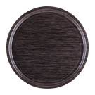 Plateau rond antidérapant 450mm wengé - ROLTEX