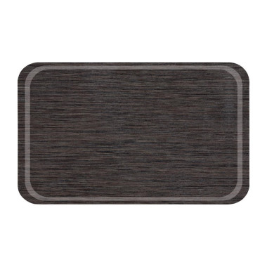 Plateau rond en mélamine GN1/1 antidérapant wengé - 530 x 325 x 14 mm - ROLTEX