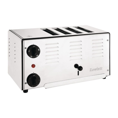 Grille-pain 4 fentes Premier avec résistances DuraHeat supplémentaires - 402 x 237 x 212 mm - ROWLETT