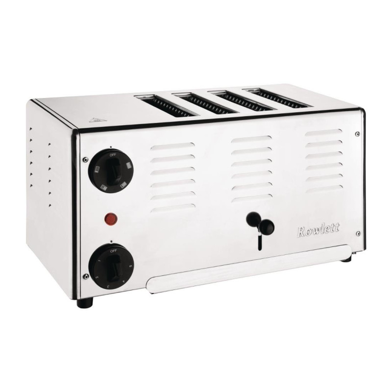 Grille-pain 4 fentes Premier avec résistances DuraHeat supplémentaires - 402 x 237 x 212 mm - ROWLETT