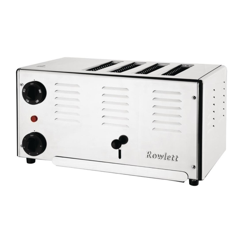 Grille-pain 4 fentes Premier avec résistances DuraHeat supplémentaires - 402 x 237 x 212 mm - ROWLETT