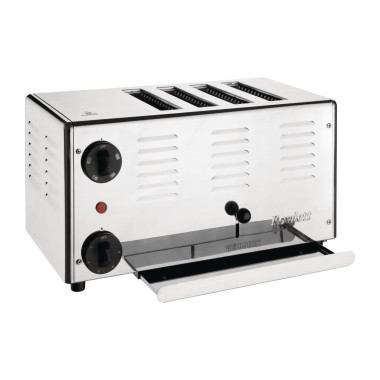 Grille-pain 4 fentes Premier avec résistances DuraHeat supplémentaires - 402 x 237 x 212 mm - ROWLETT