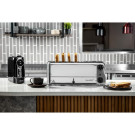 Grille-pain 6 fentes avec grille sandwich et résistance supplémentaire Esprit chromé - 508 x 237 x 207 mm - ROWLETT