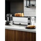 Grille-pain 6 fentes avec grille sandwich et résistance supplémentaire Esprit chromé - 508 x 237 x 207 mm - ROWLETT