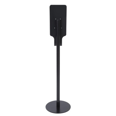 Borne d hygiène noire avec support AutoFoam - 420 x 158 x 255 mm - RUBBERMAID