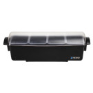 Boîte 4 compartiments dôme - 510 x 155 x 155 mm - SAN JAMAR